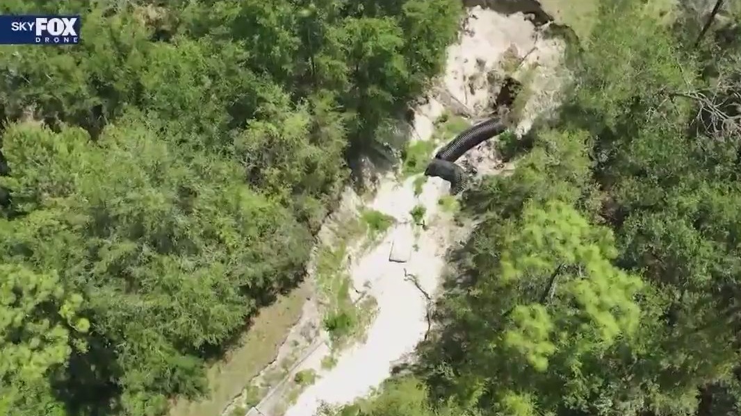 Neighbors frustrated with massive washout